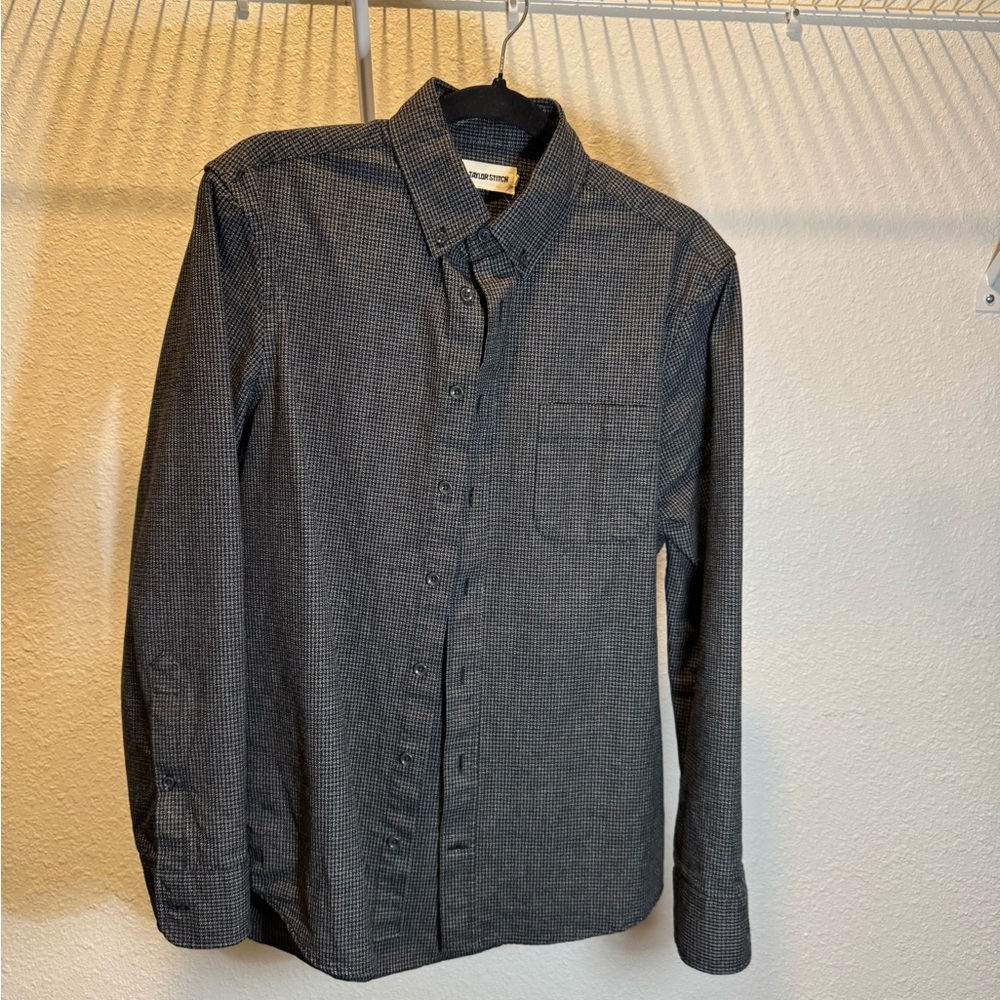 Taylor Stitch “The Jack” shirt in Coal Jaspe Check Oxford